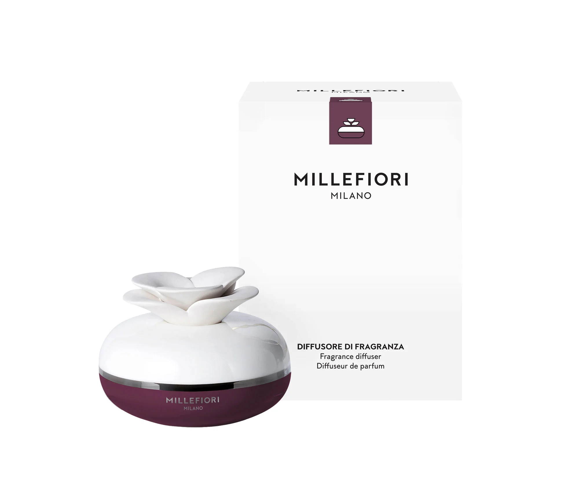 Diffusore A Fiore Amaranto Air Design - Image 2