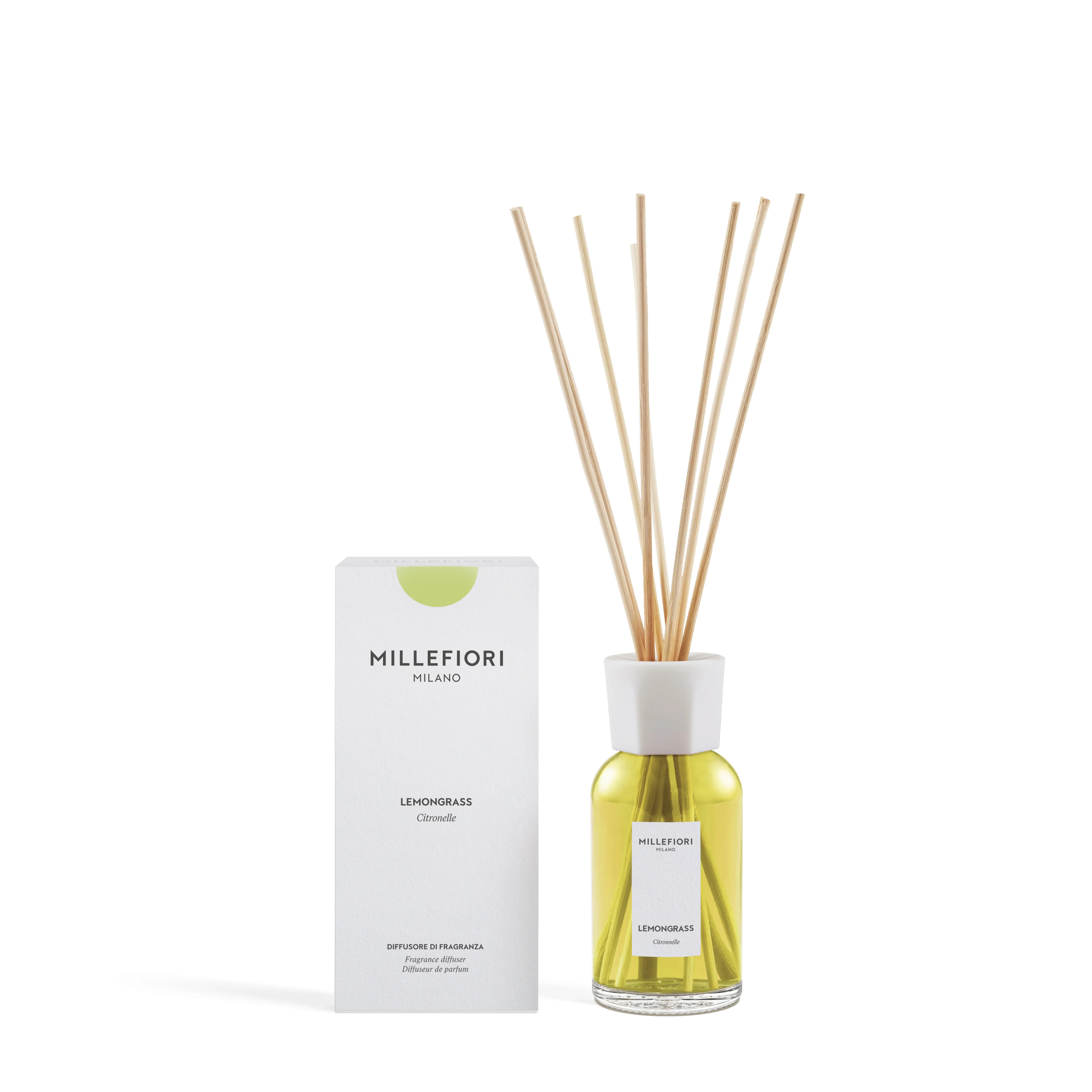 Diffusore A Bastoncini Milano Lemongrass - Image 2