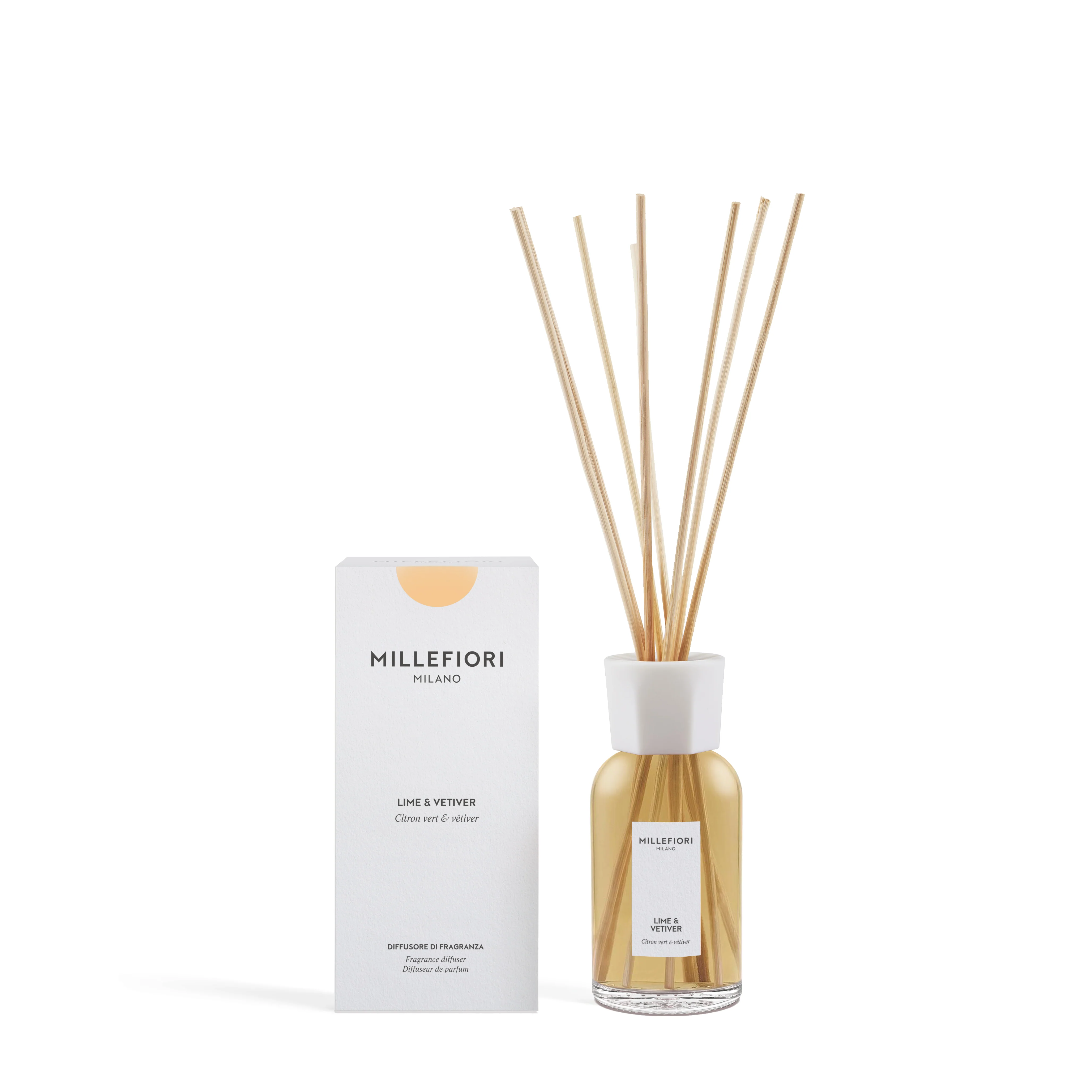 Diffusore A Bastoncini Milano Lime & Vetiver - Image 2