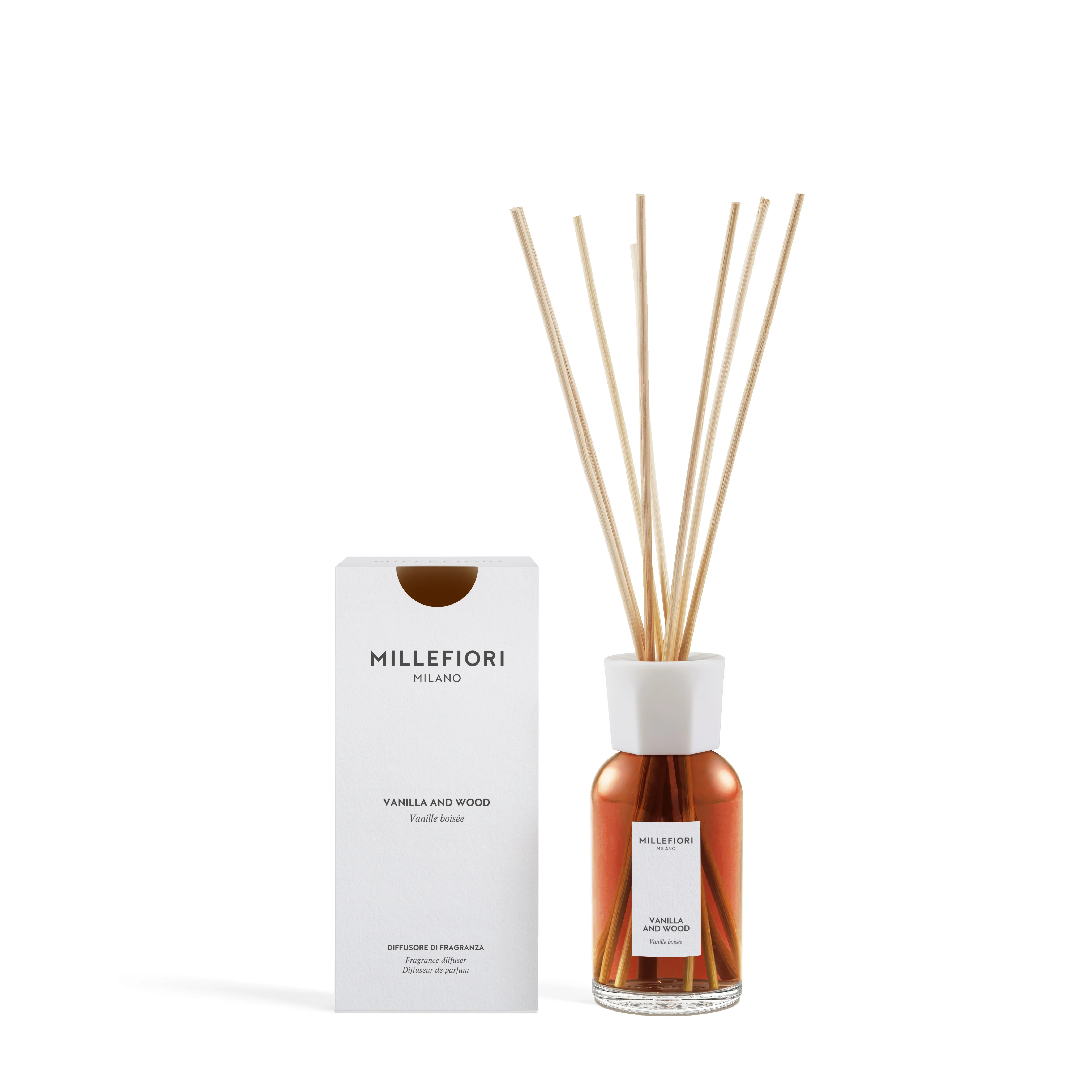 Diffusore A Bastoncini Milano Vanilla and Wood - Image 3