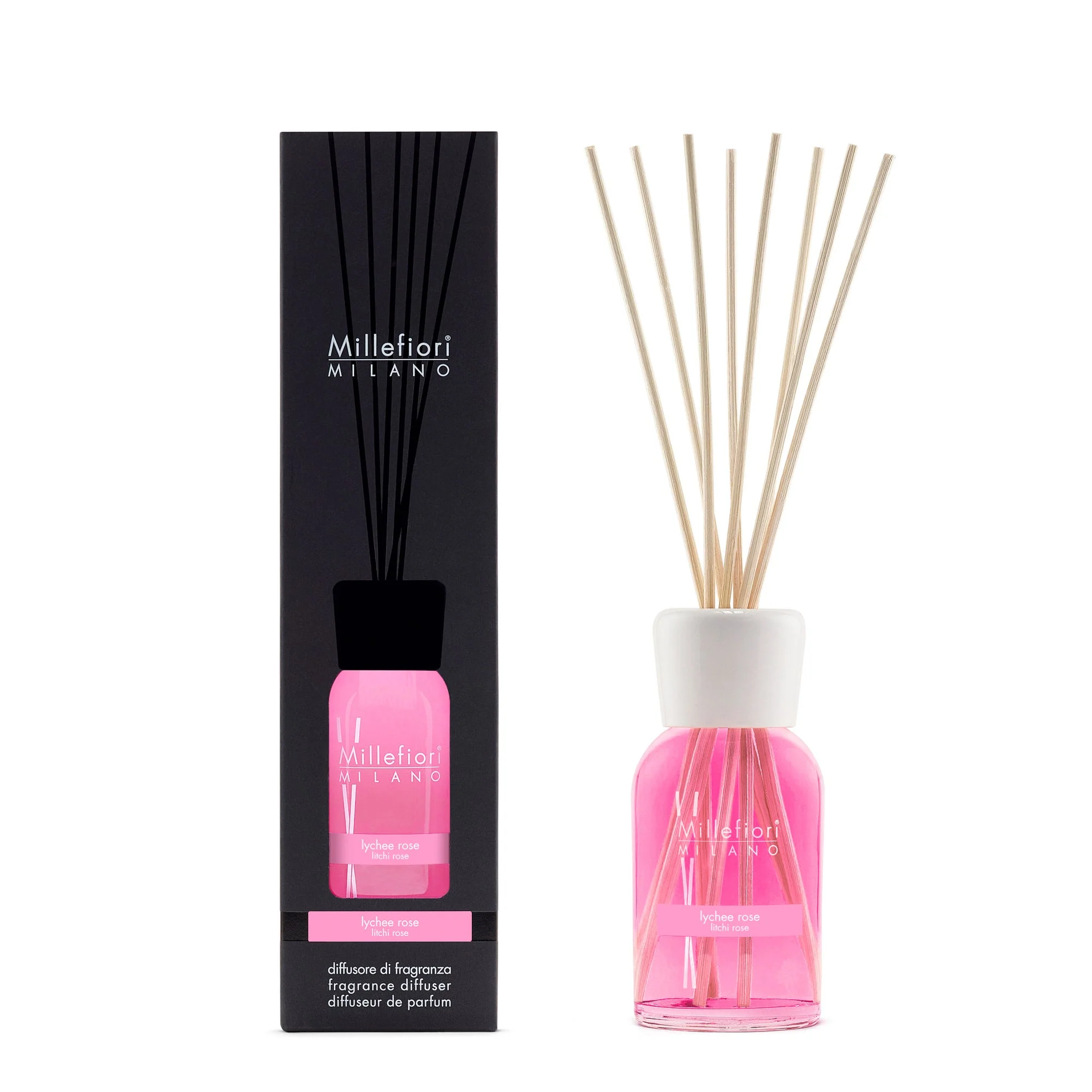 Diffusore A Bastoncini Milano Lychee Rose - Image 4