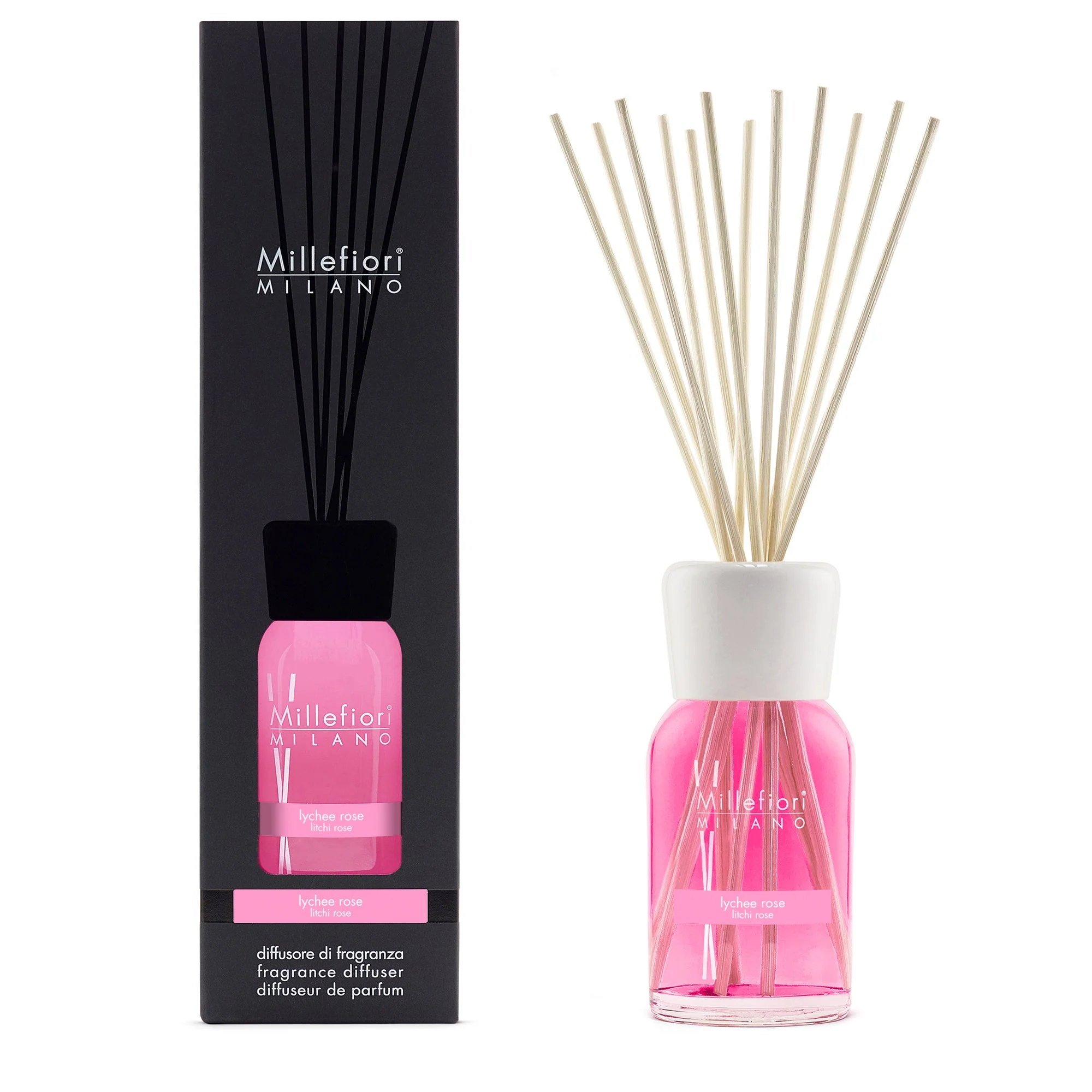 Diffusore A Bastoncini Milano Lychee Rose - Image 6