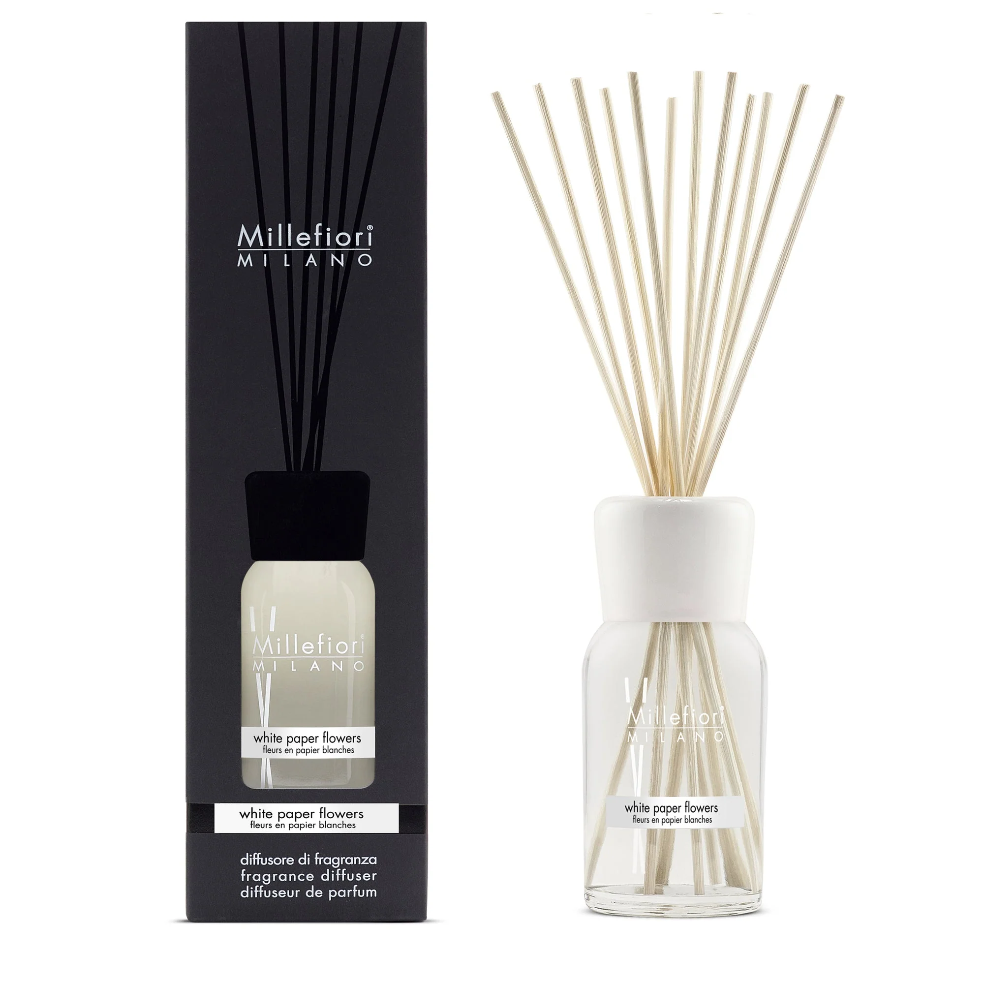 Diffusore A Bastoncini Milano White Paper Flowers - Image 6