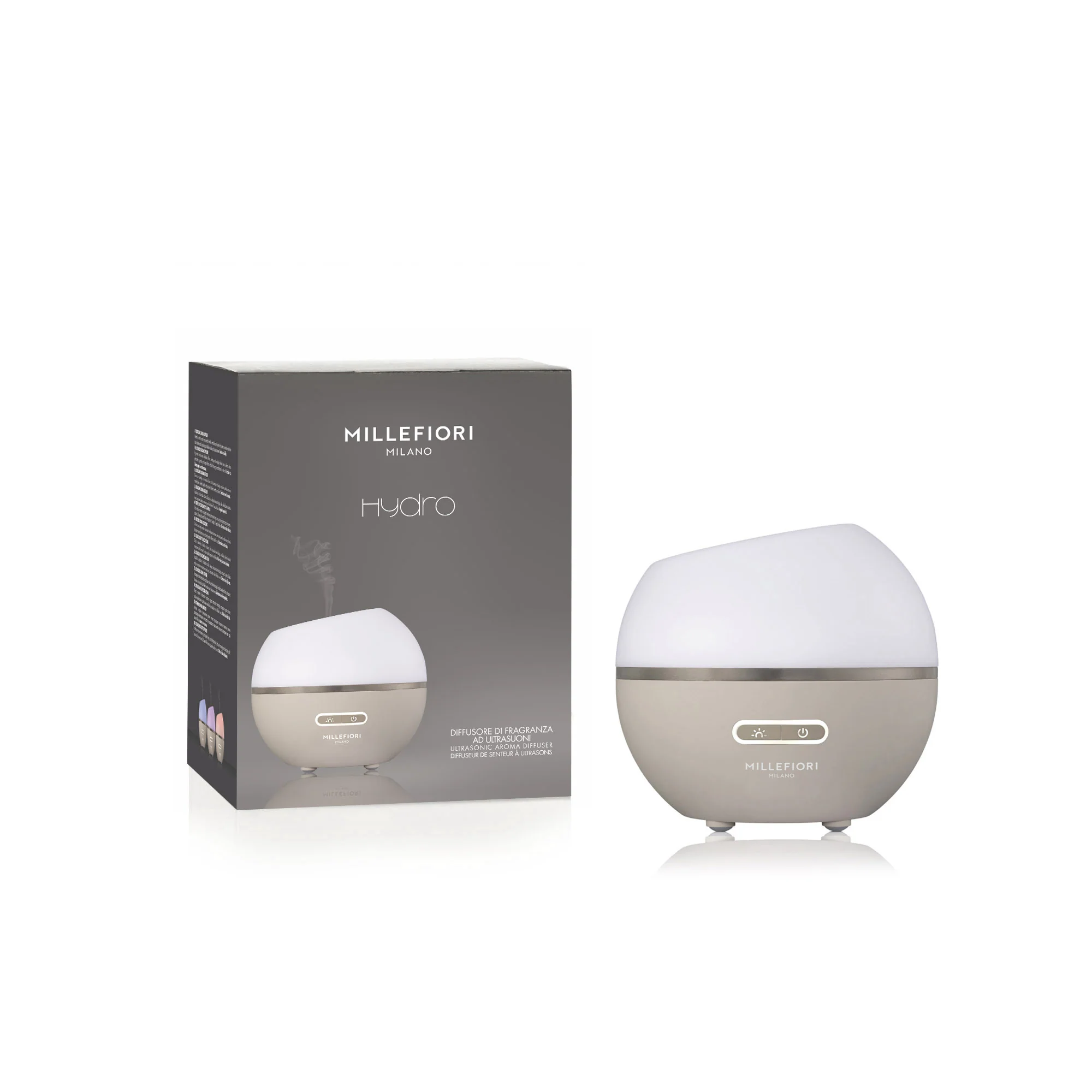 Diffusore Ad Ultrasuoni Hydro Mezza Sfera Tortora - Image 2