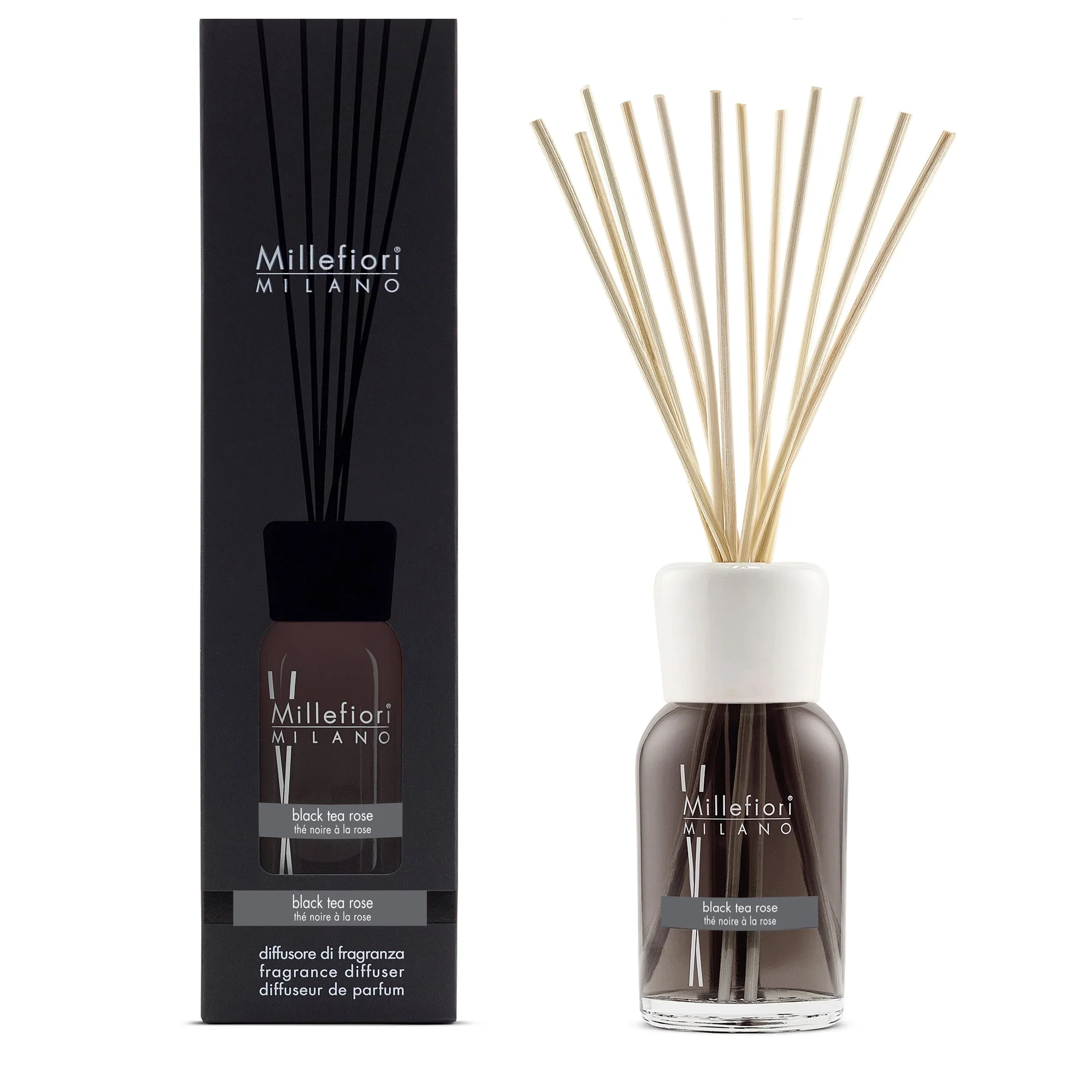 Diffusore A Bastoncini Milano Black Tea Rose - Image 4